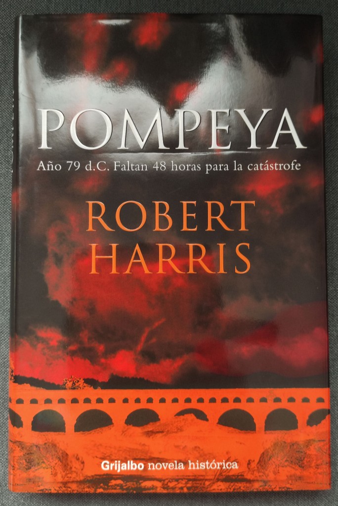Portada de la novela Pompeya